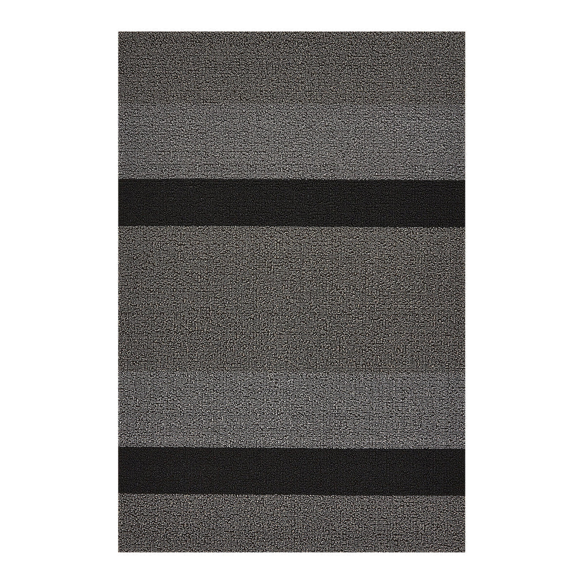 Bold Stripe Silver Black Shag Chilewich Chw 200126 004 1