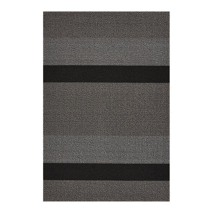 Bold Stripe Silver Black Shag Chilewich Chw 200126 004 1