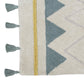 Azteca Natural Rug in Vintage Blue design by Lorena Canals