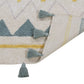 Azteca Natural Rug in Vintage Blue design by Lorena Canals
