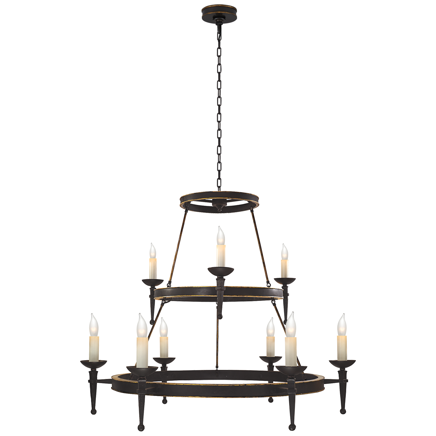 Dorset Large Torch Chandelier by Chapman & Myers