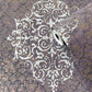 Damask Mottled Wallpaper in Silver Grey/Lilac