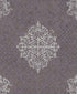 Damask Mottled Wallpaper in Silver Grey/Lilac