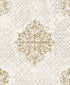 Damask Mottled Wallpaper in Rose Gold