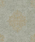 Damask Mottled Wallpaper in Grey/Gold