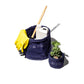 Canvas Pot Cover Large in Navy Blue Small in Navy Blue