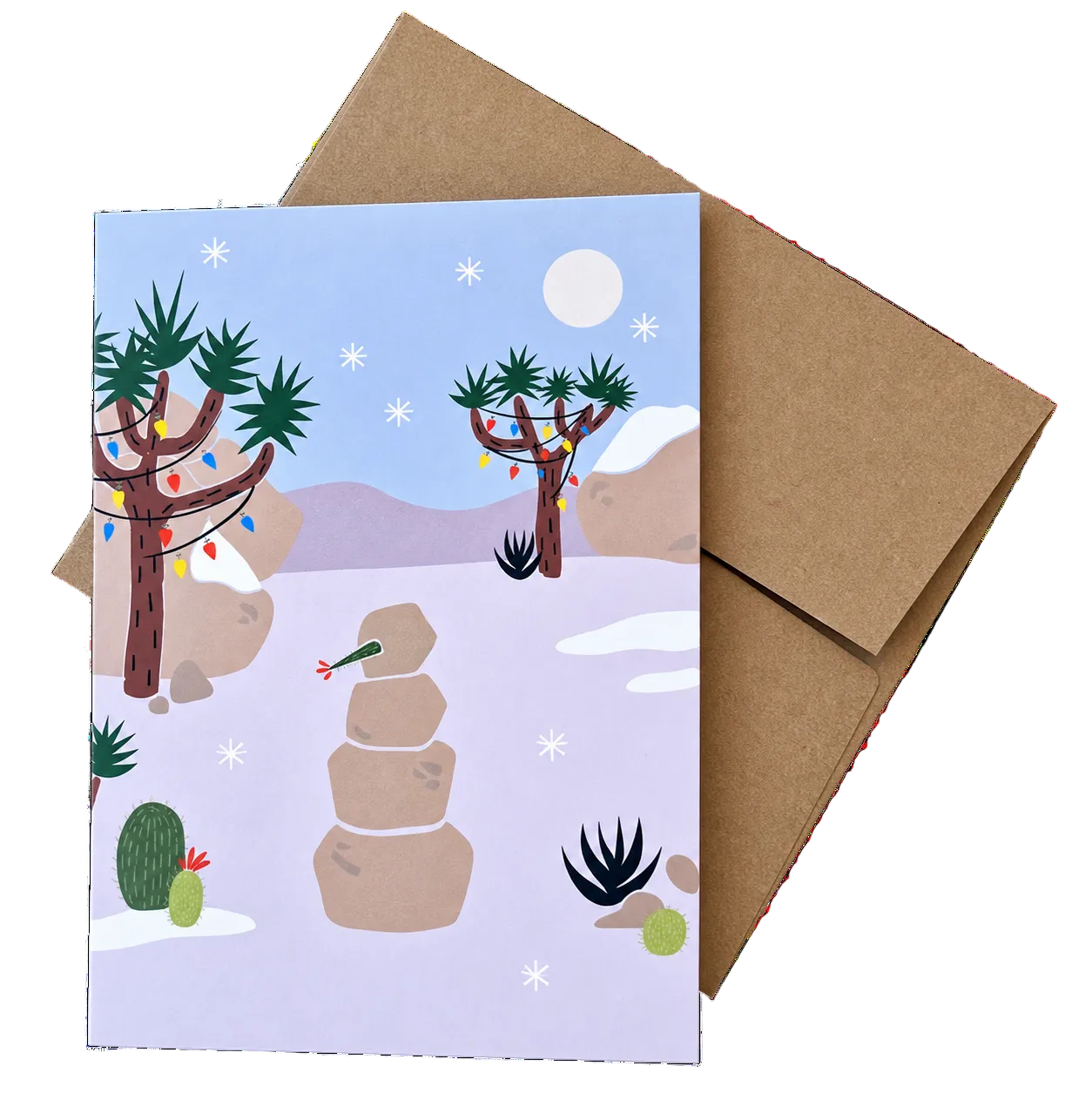 Joshua Tree Winter Holiday Card