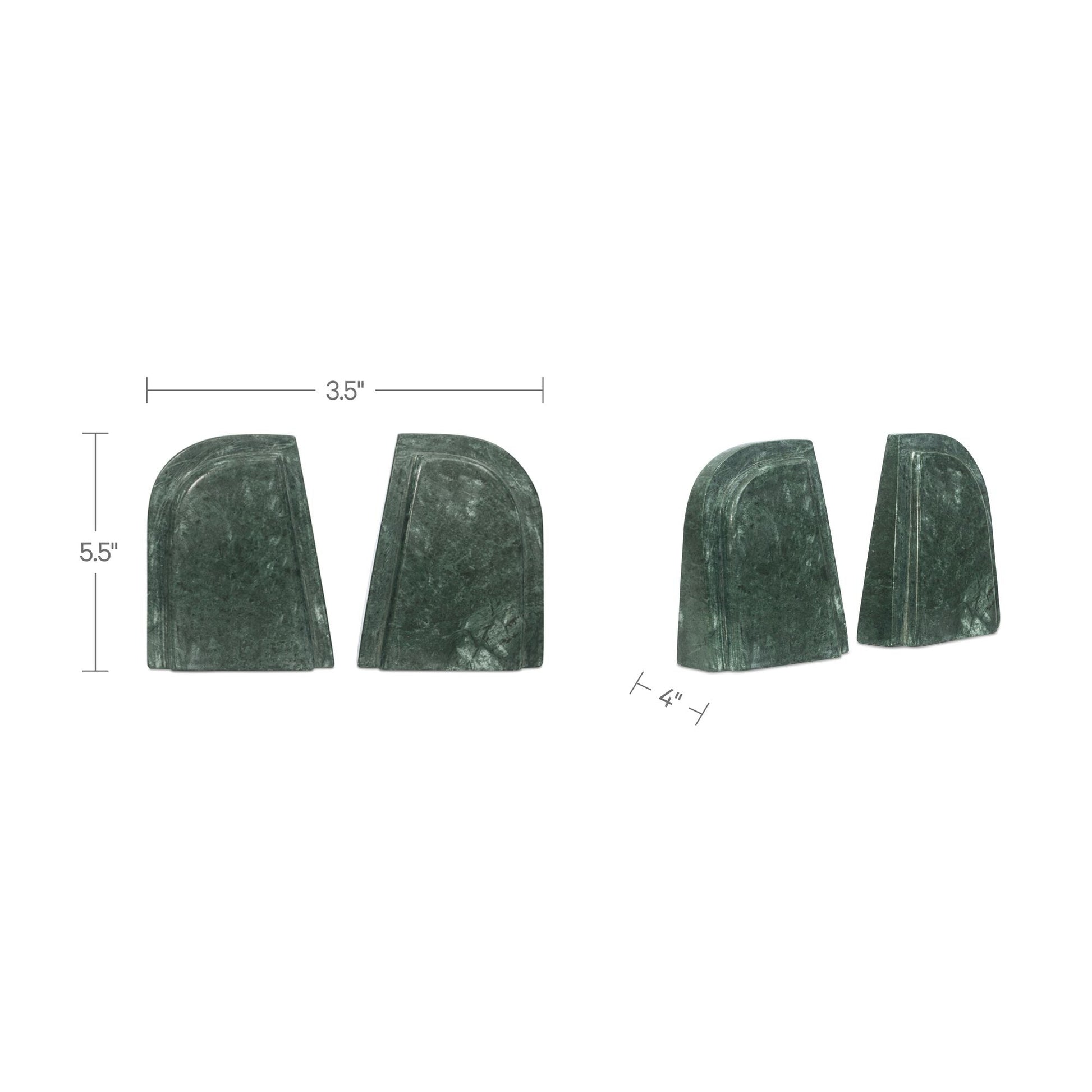 Zane Marble Bookends Set Of 2 Moes Home Collection Mhc Dd 1061 16 2