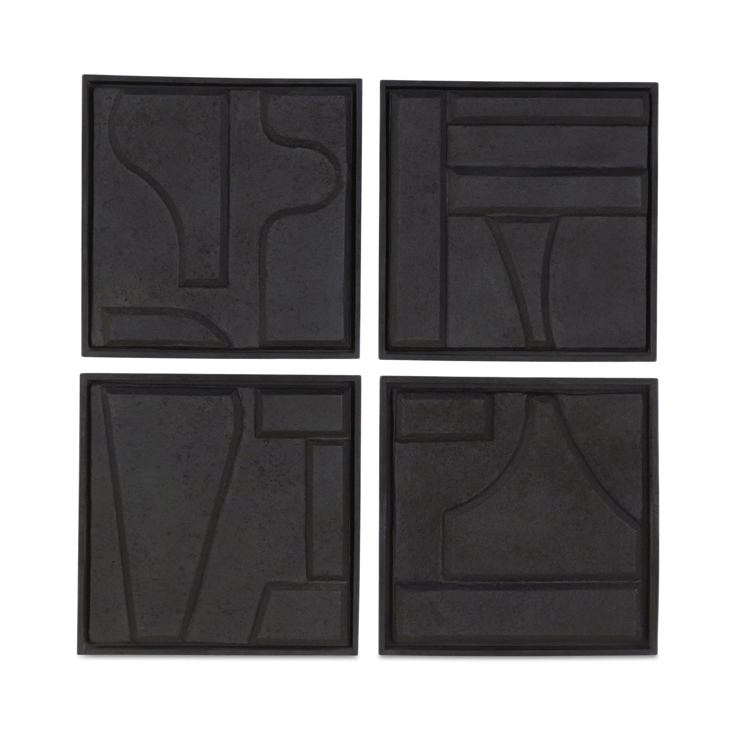 Alva Wall Sculpture Set Of 4 Moes Home Collection Mhc Dd 1063 02 1