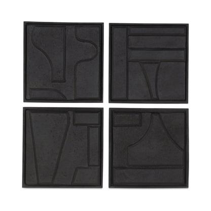 Alva Wall Sculpture Set Of 4 Moes Home Collection Mhc Dd 1063 02 1