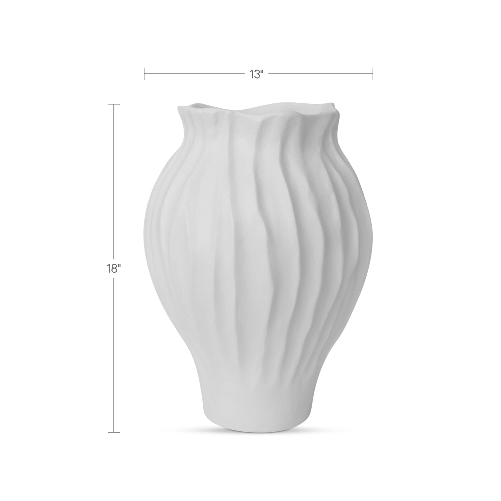 Adria Vessel White Moes Home Collection Mhc Dd 1072 18 4