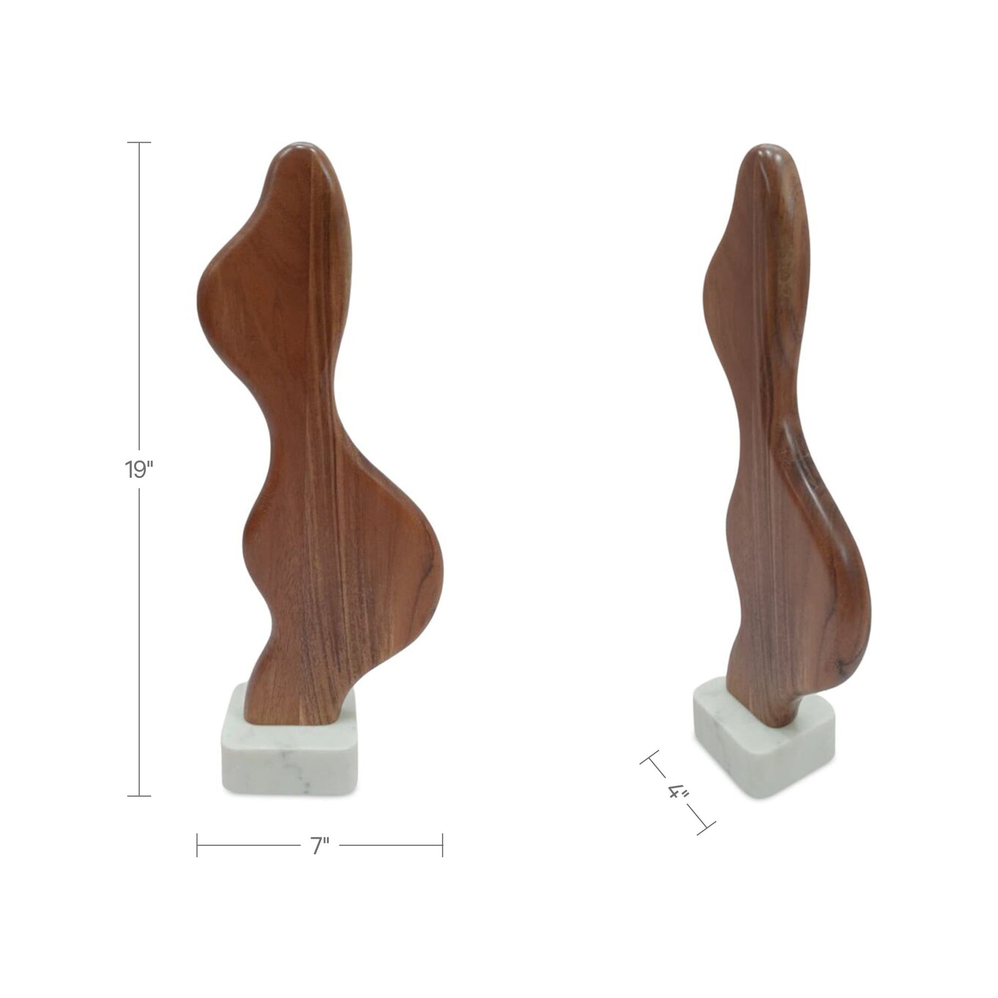 Eon Wood And Marble Sculpture Moes Home Collection Mhc Dd 1078 03 4