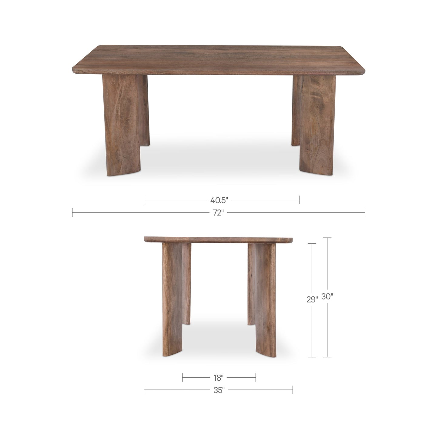 Lia Rectangular Dining Table Moes Home Collection Mhc Dr 1333 20 2