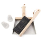andree jardin mr and mrs clynk grey dustpan brush coffret gift set 4