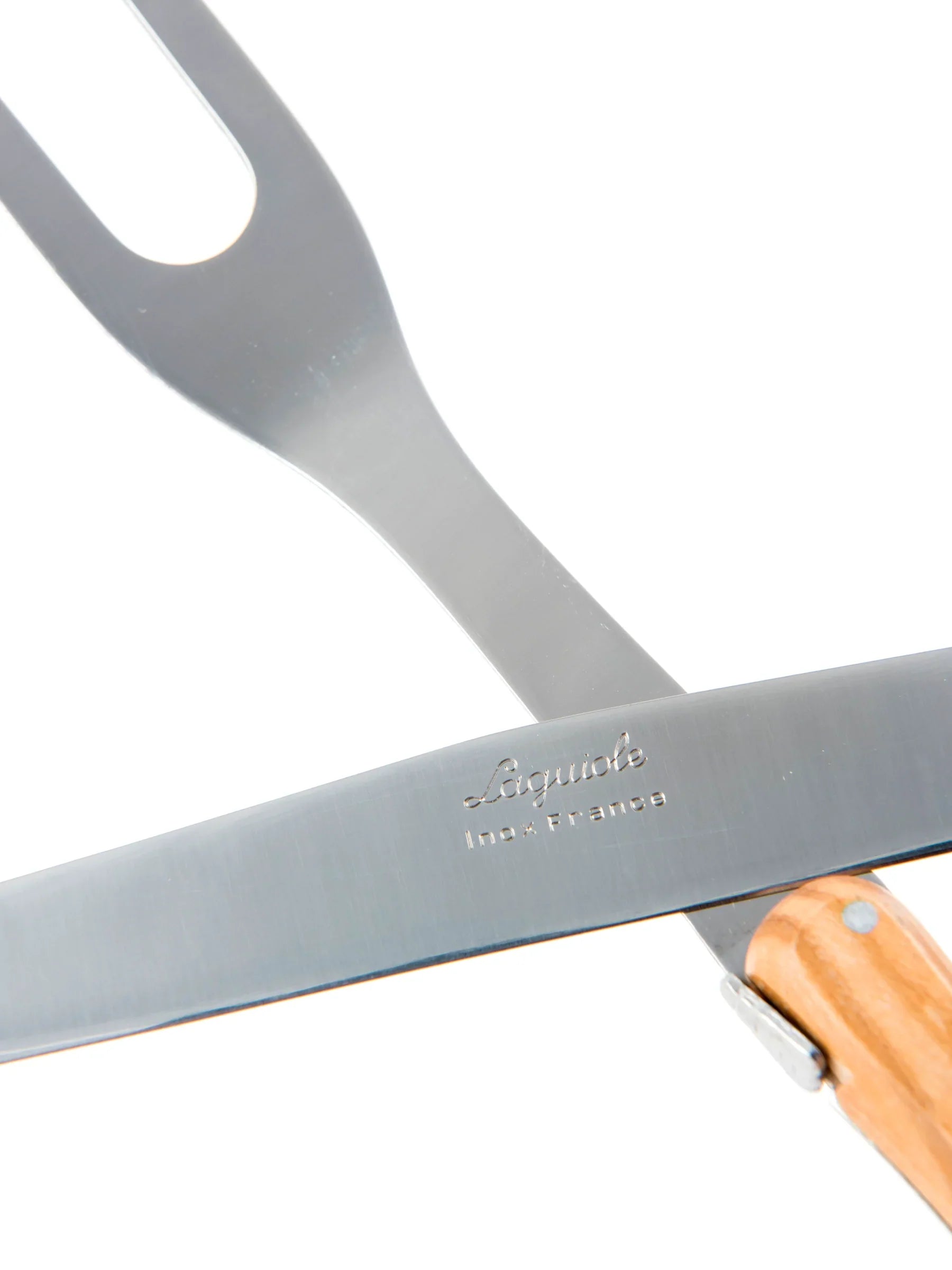 laguiole french olivewood carving in wood box 3