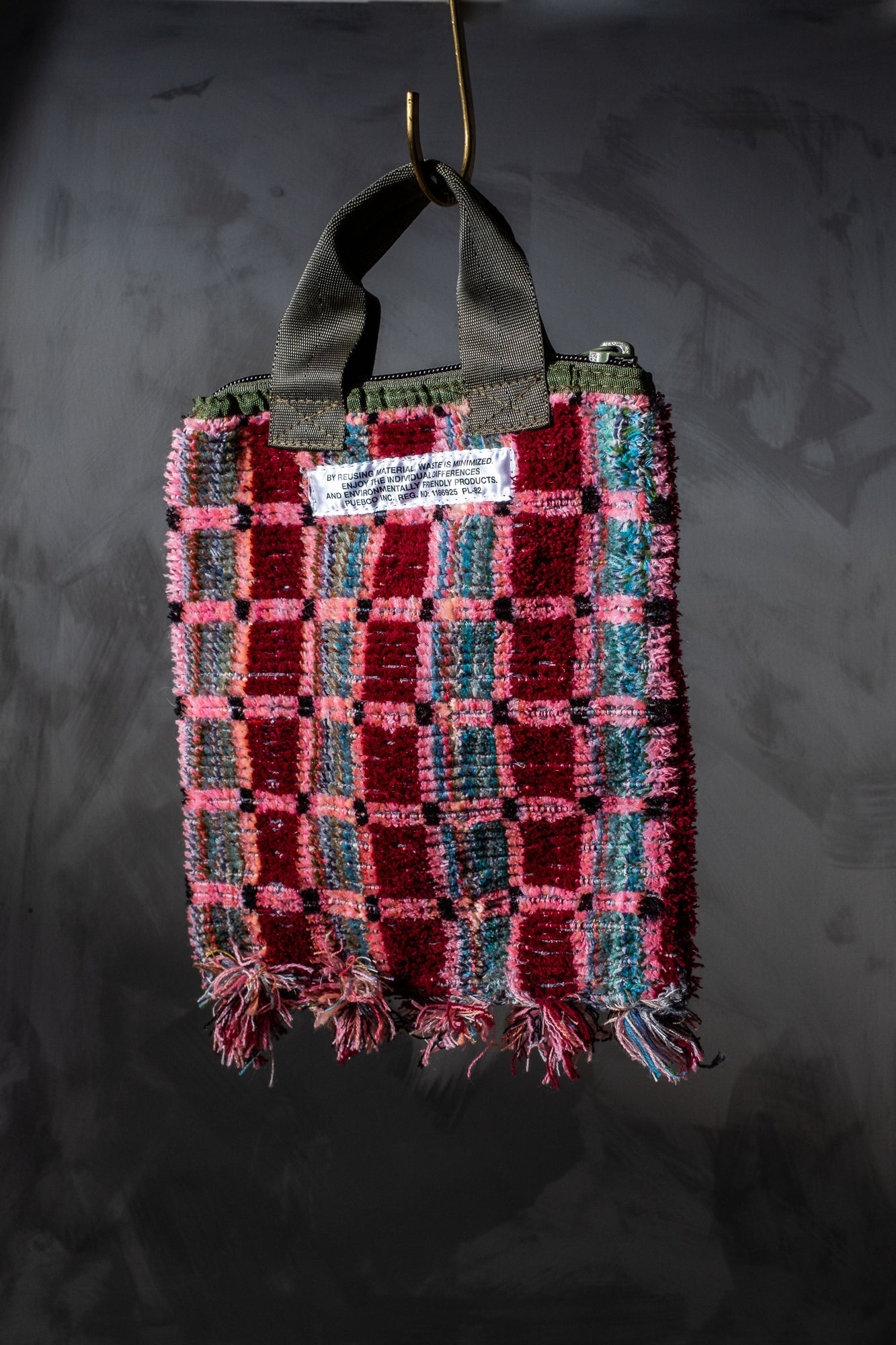 Truck Seat Fabric Small Tote 9