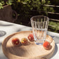 Yuka Groove Glass Set In Clear By Oyoy 2