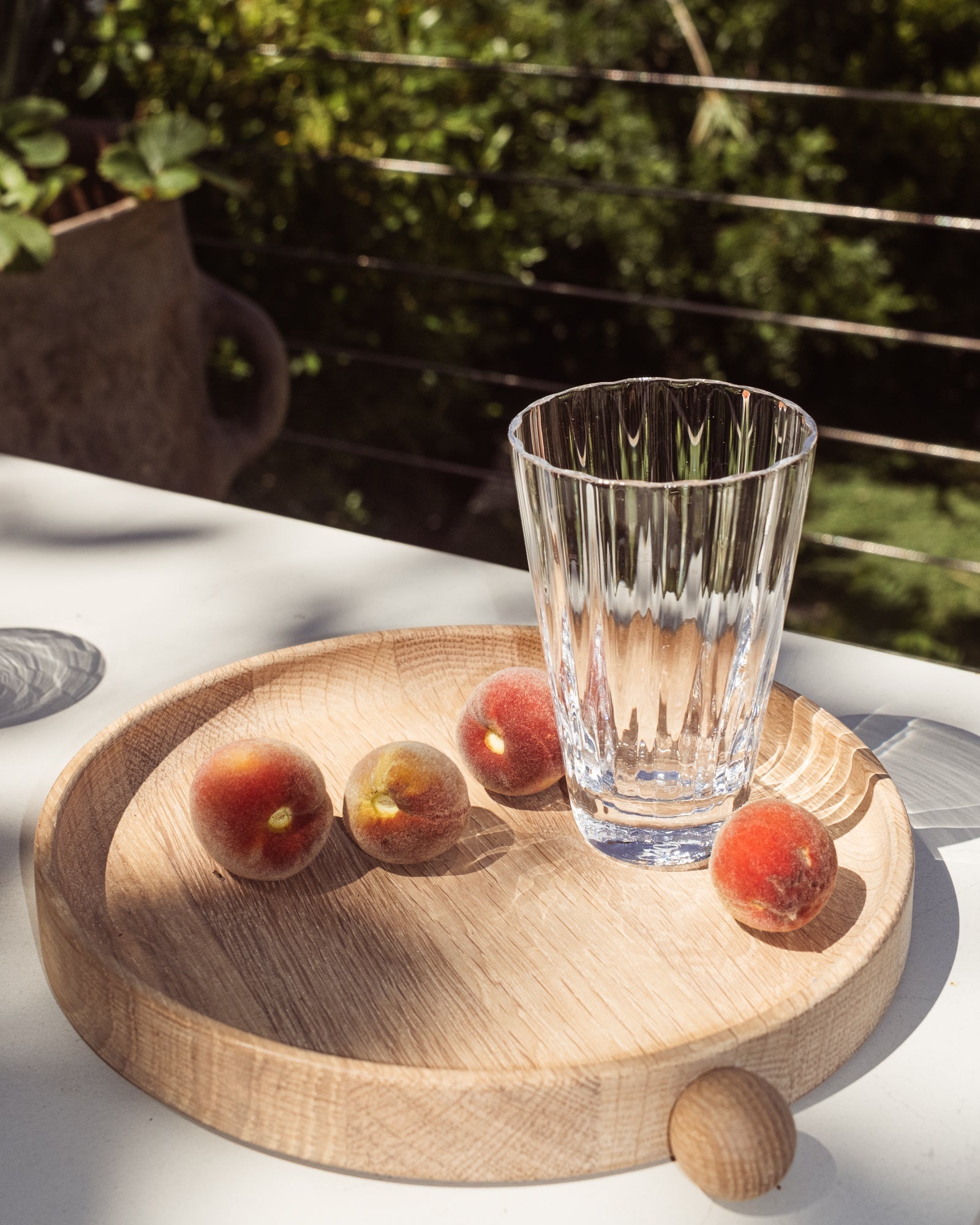 Yuka Groove Glass Set In Clear By Oyoy 2