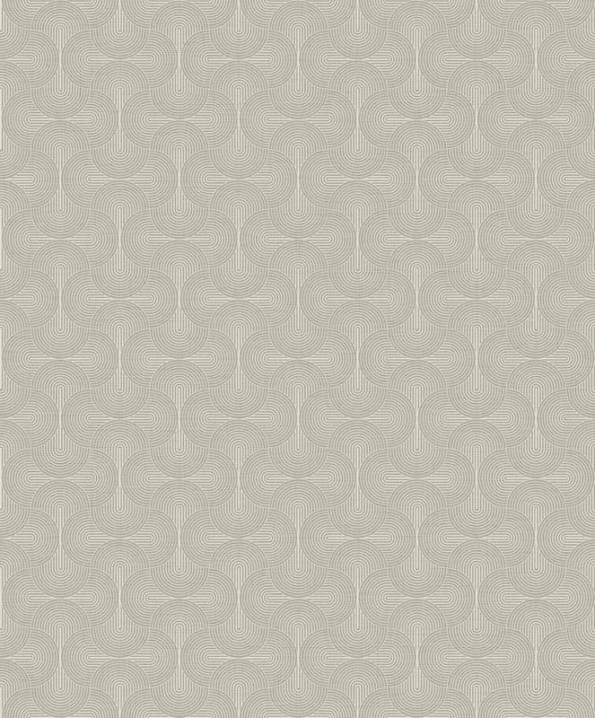 Zen Geometric Wallpaper in Beige