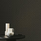 Zen Geometric Wallpaper in Bronze