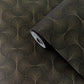 Zen Geometric Wallpaper in Bronze