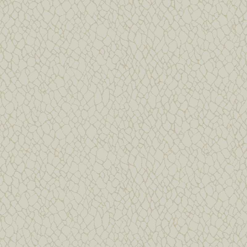 Webbing Geometric Wallpaper in Cream