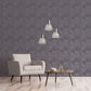 Aged Quatrefoil Purple/Silver from the Emporium Collection by Galerie Wallcoverings