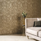 Aged Quatrefoil Gold from the Emporium Collection by Galerie Wallcoverings