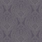Mehndi Damask Purple/Silver from the Emporium Collection by Galerie Wallcoverings