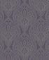 Mehndi Damask Purple/Silver from the Emporium Collection by Galerie Wallcoverings