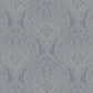 Mehndi Damask Grey/Silver from the Emporium Collection by Galerie Wallcoverings