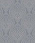 Mehndi Damask Grey/Silver from the Emporium Collection by Galerie Wallcoverings