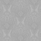 Mehndi Damask Silver from the Emporium Collection by Galerie Wallcoverings