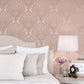 Mehndi Damask Pink/Rose Gold from the Emporium Collection by Galerie Wallcoverings