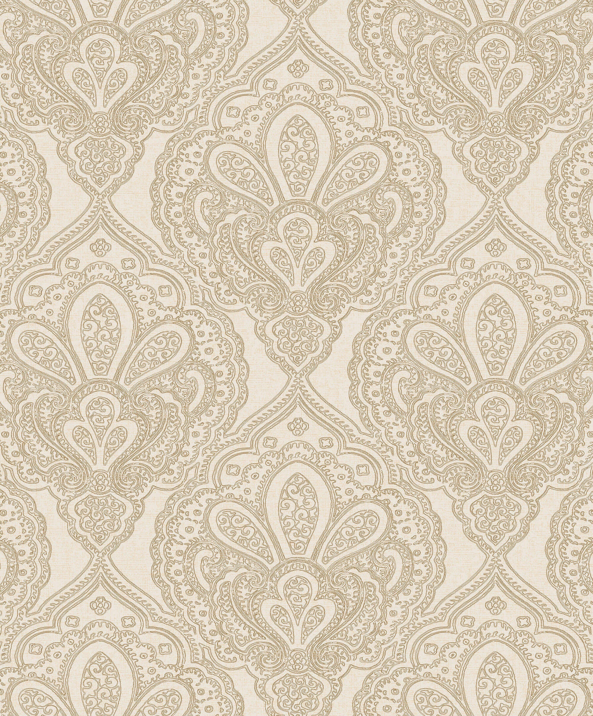 Mehndi Damask Gold from the Emporium Collection by Galerie Wallcoverings