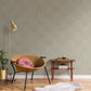 Mehndi Damask Grey/Gold from the Emporium Collection by Galerie Wallcoverings