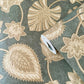 Flower Fan Wallpaper in Green/Beige