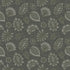 Flower Fan Wallpaper in Deep Silver/Grey