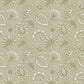 Flower Fan Wallpaper in Beige