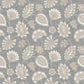 Flower Fan Wallpaper in Silver/Grey