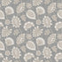 Flower Fan Wallpaper in Silver/Grey