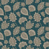 Flower Fan Wallpaper in Blue/Beige