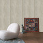 Vertical Stripe Wallpaper in Beige