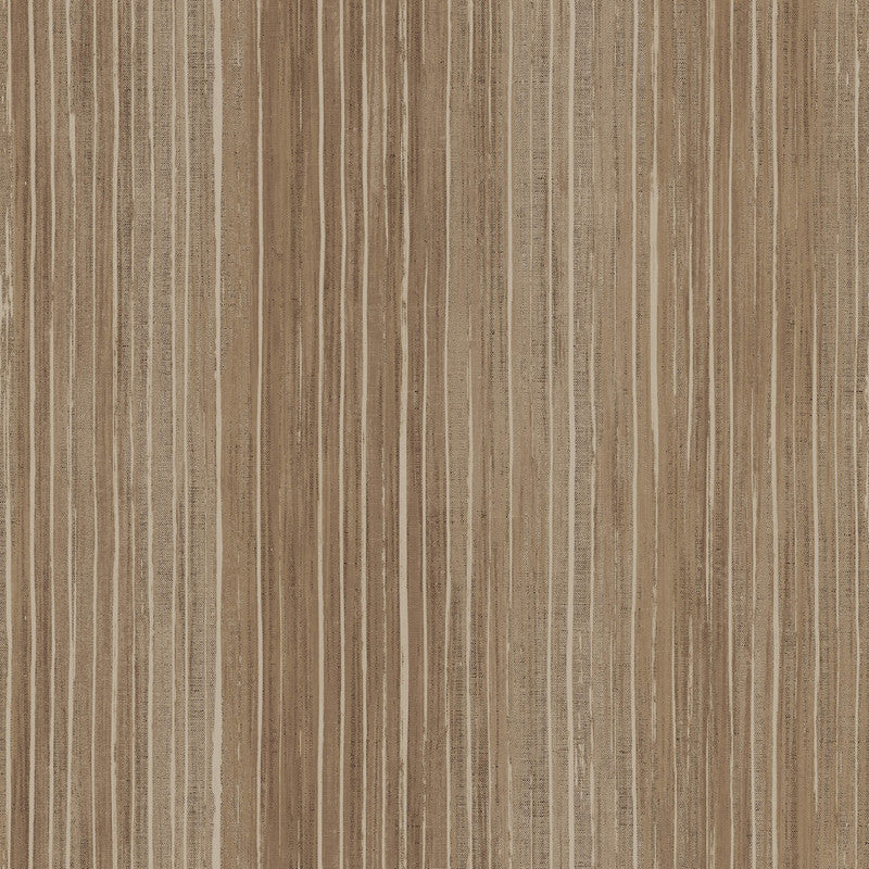 Vertical Stripe Wallpaper in Bronze/Brown