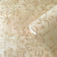 Floral Stripe Wallpaper in Beige
