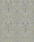 Sample Damask Wallpaper in Silver/Grey
