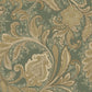 Paisley Wallpaper in Green/Beige