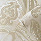 Paisley Wallpaper in Beige