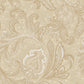 Paisley Wallpaper in Beige