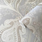 Paisley Wallpaper in Silver/Grey